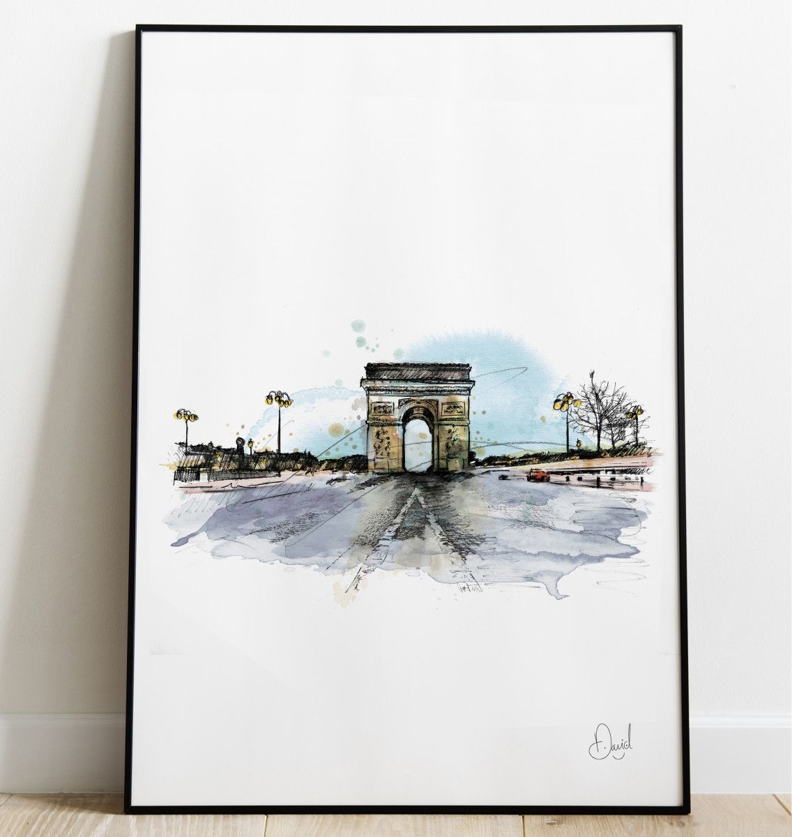 David Marston Art - Arc De Triomphe - Triomphe Is Ours