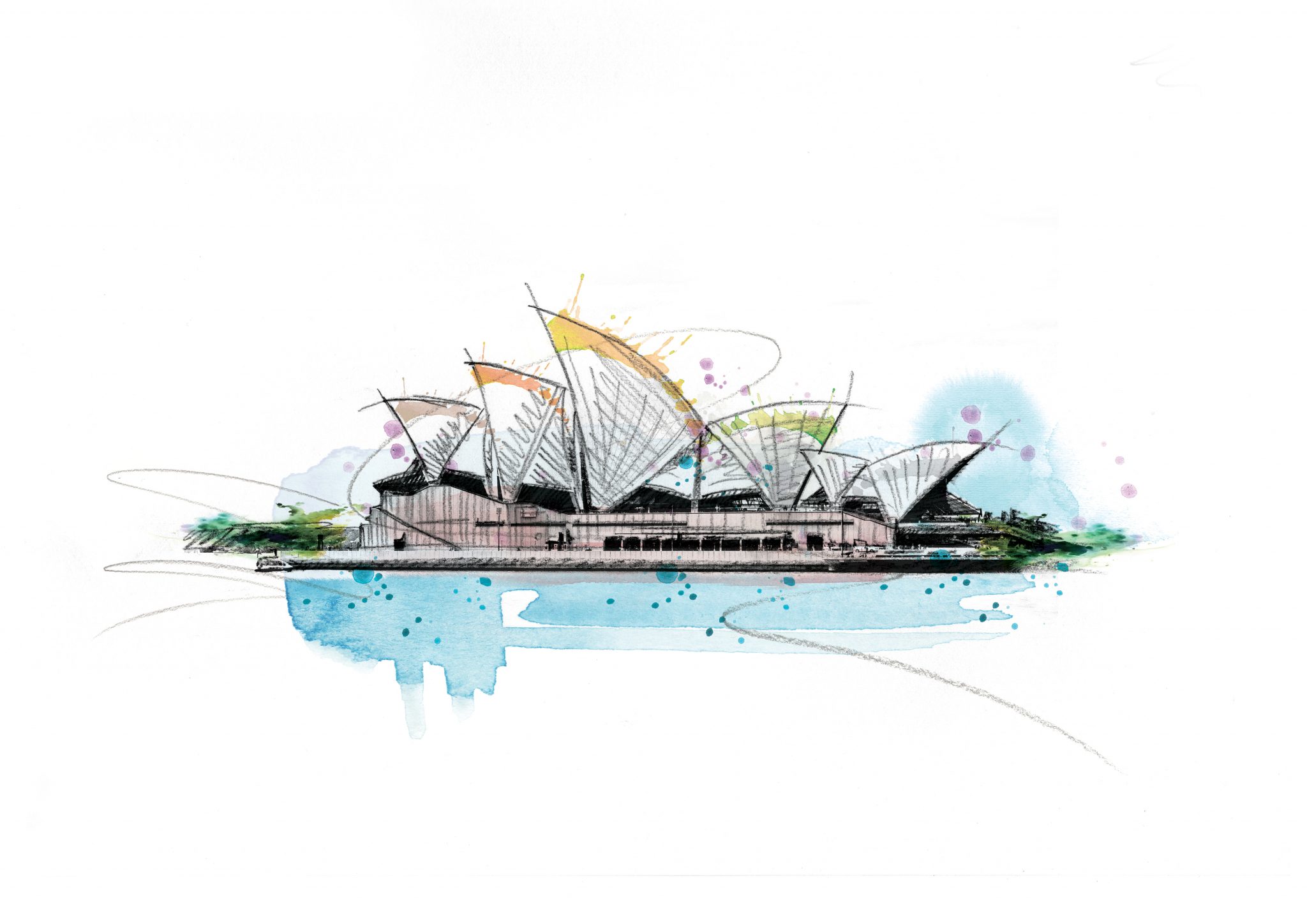 0067 Dm Sydney Opera House Art