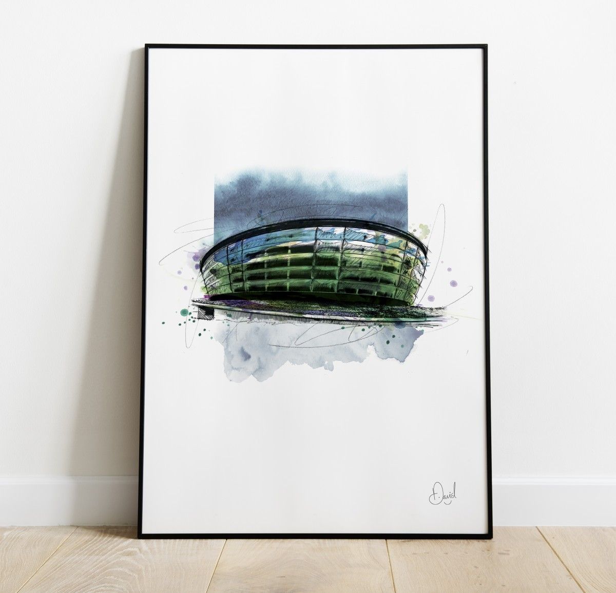 Glasgow - Hydro art print