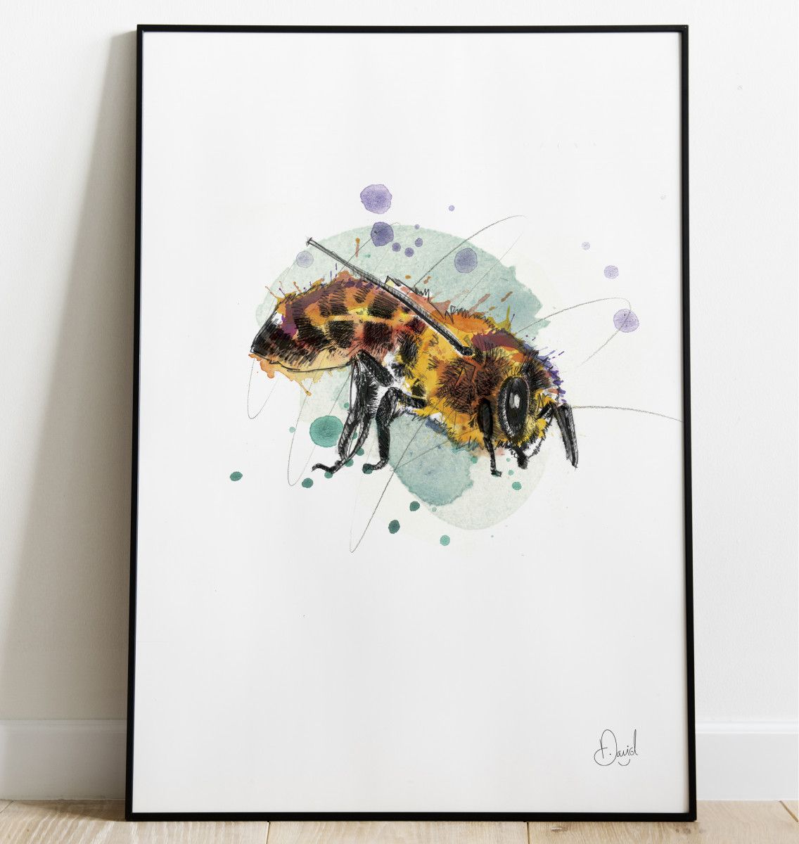 David Marston Art - Bee Here Now