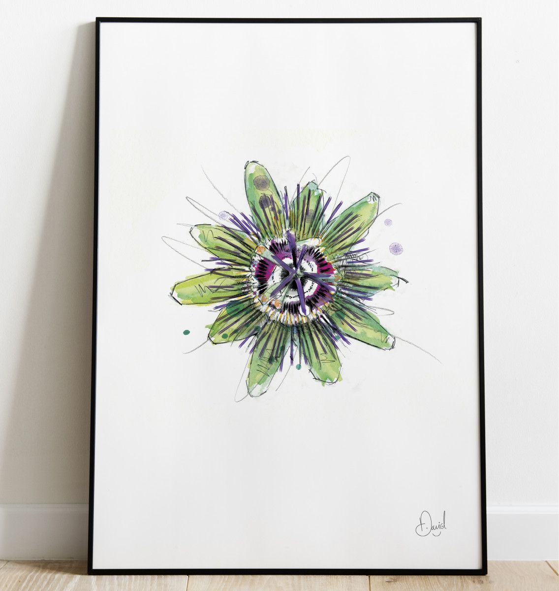David Marston Art - A Passionate Flower