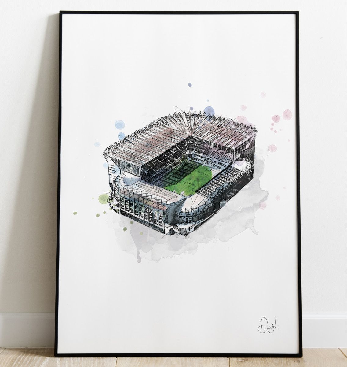 David Marston Art - Newcastle United St James' Park