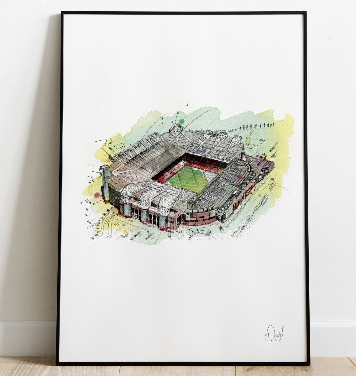 Manchester United - Old Trafford art print