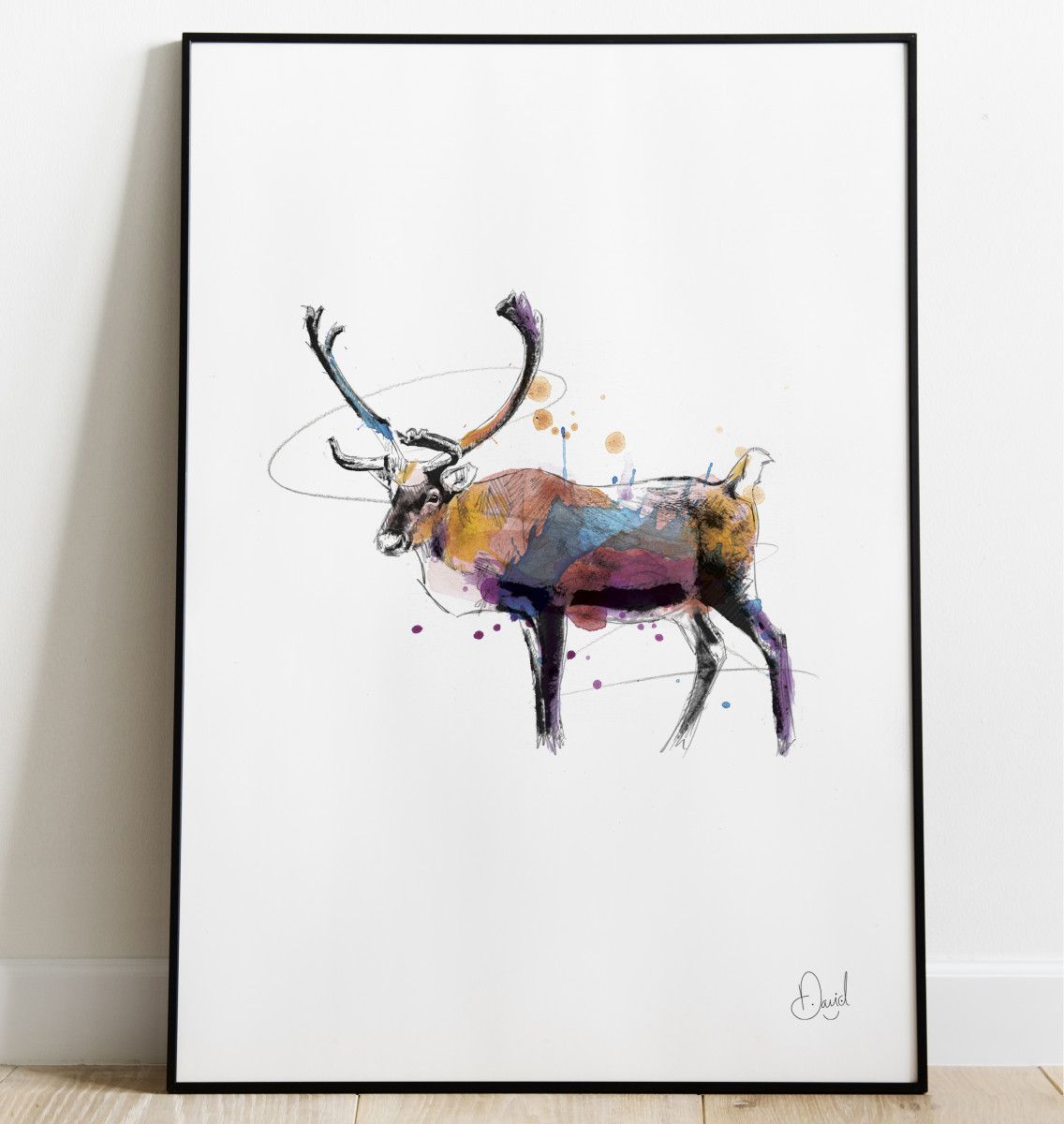 Deer me - Deer art print