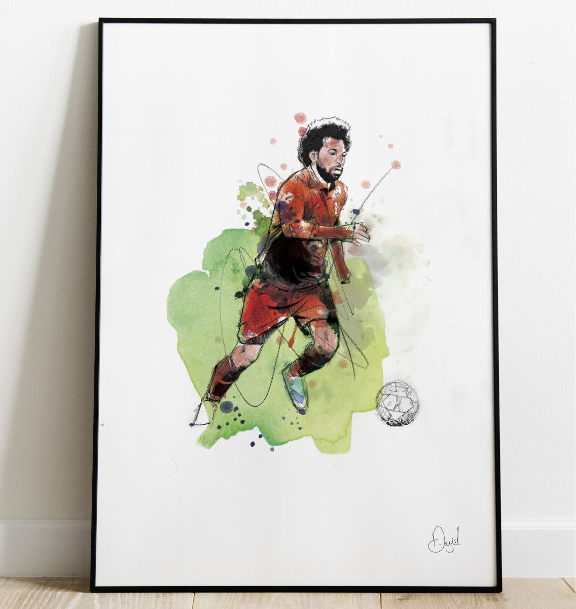 Mo Salah - Liverpool  FC art print