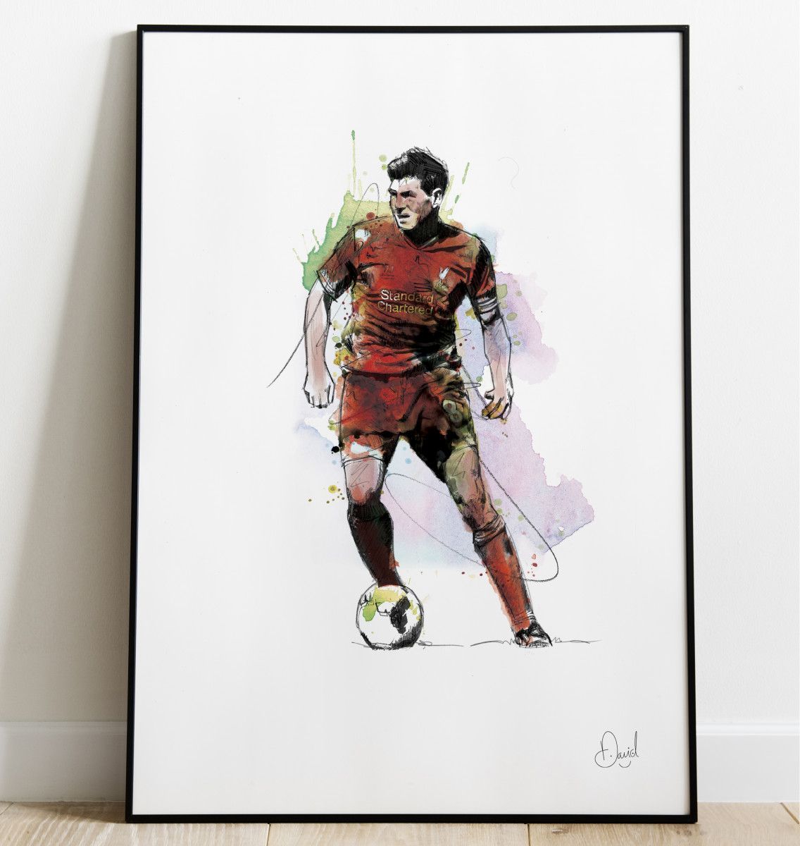 Steven Gerrard - Liverpool  FC art print