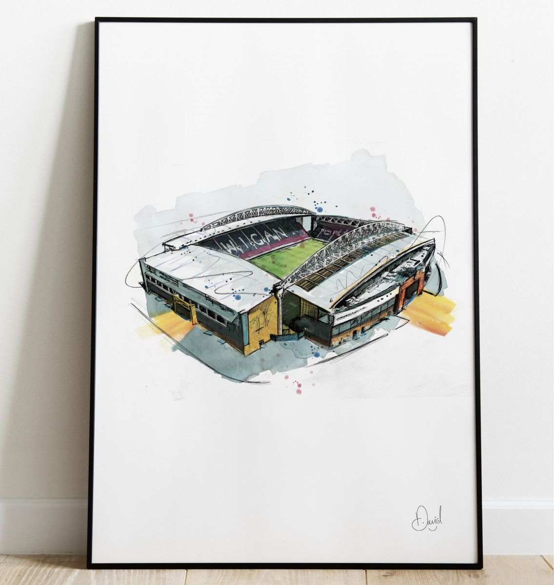 Wigan Athletic FC - DW Stadium art print