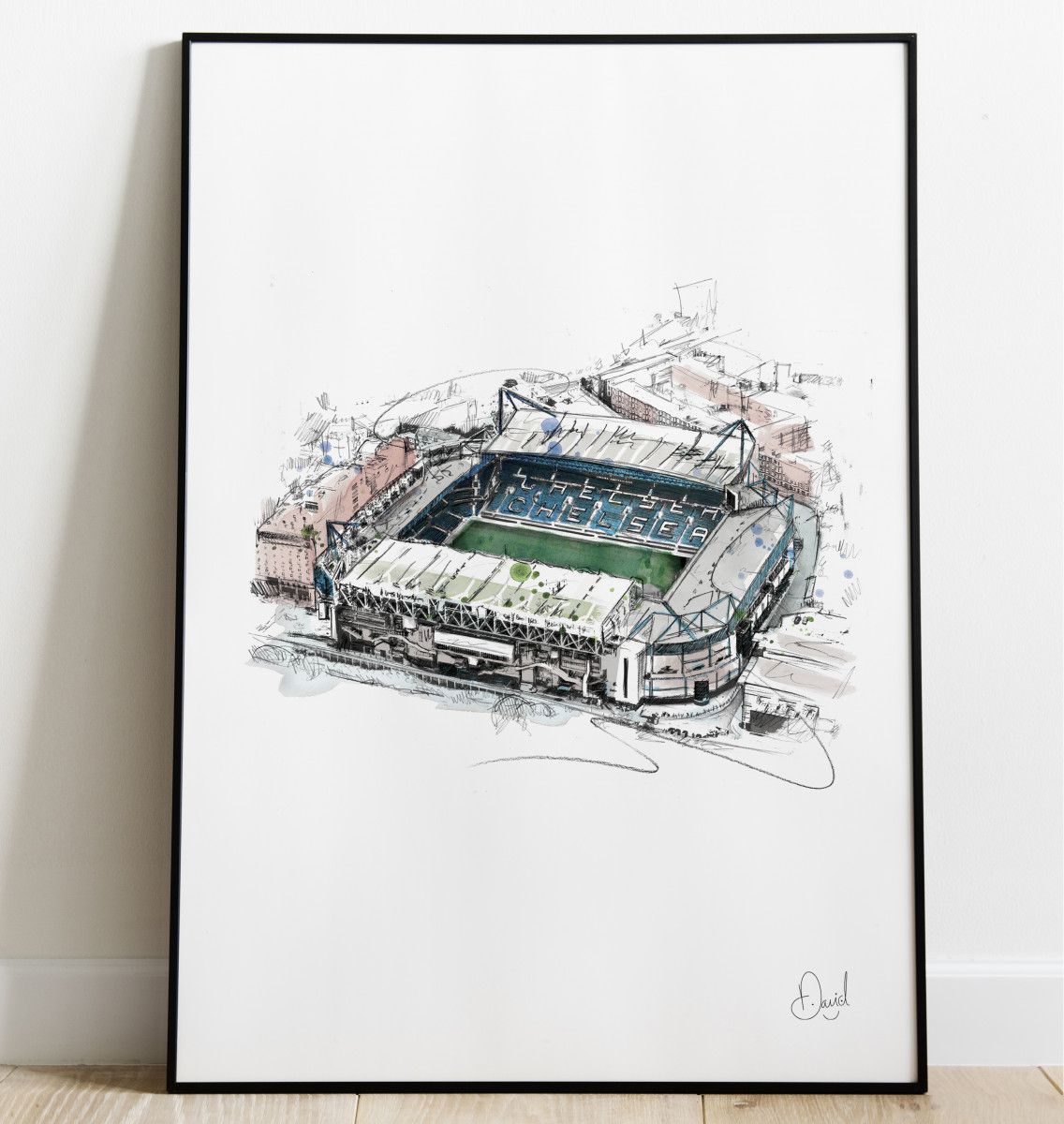 Chelsea FC - Stamford Bridge art print