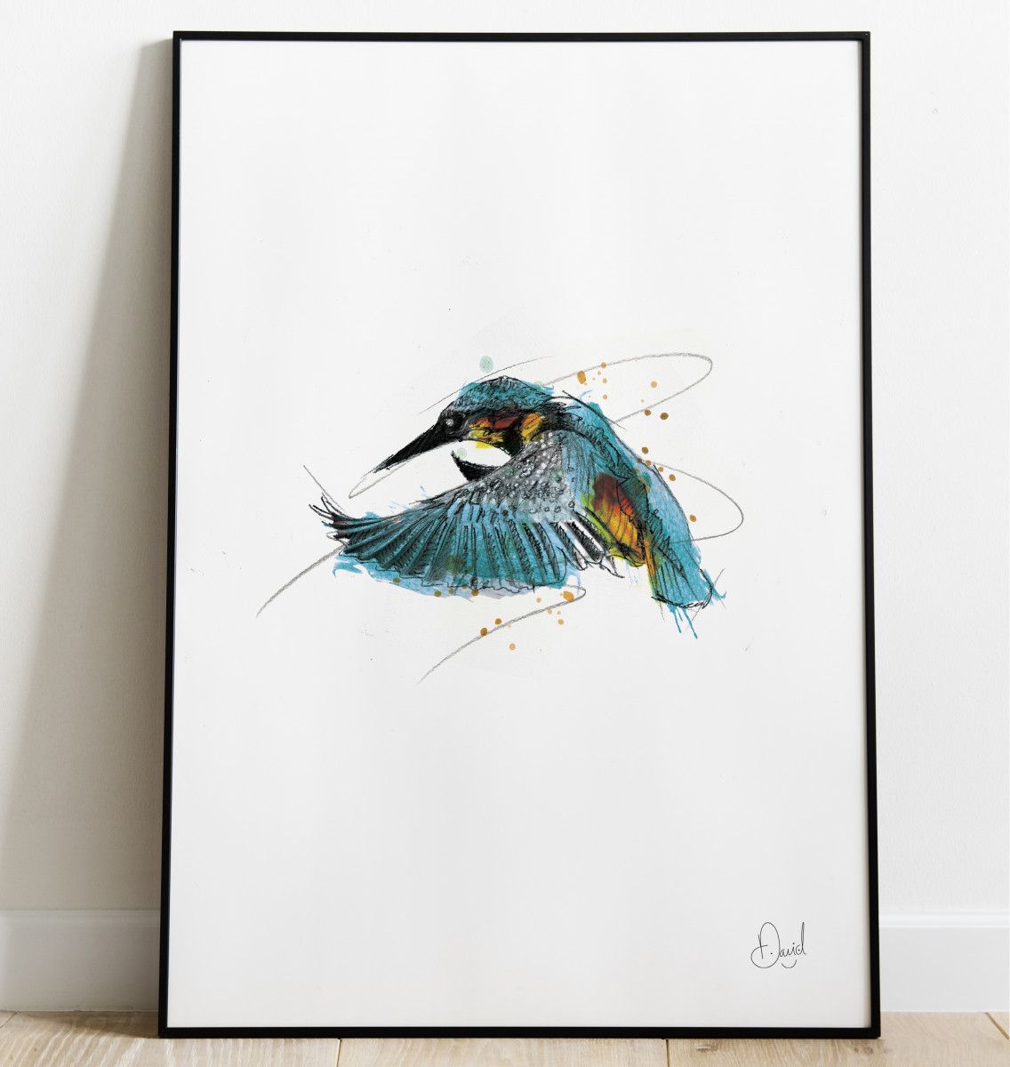 David Marston Art - All Hail The Kingfisher