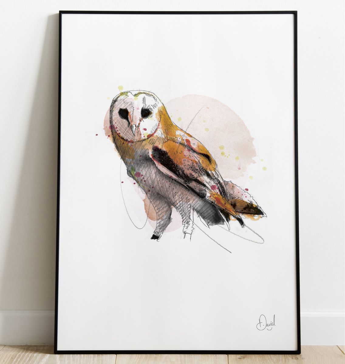 David Marston Art - The Wise Old Owl