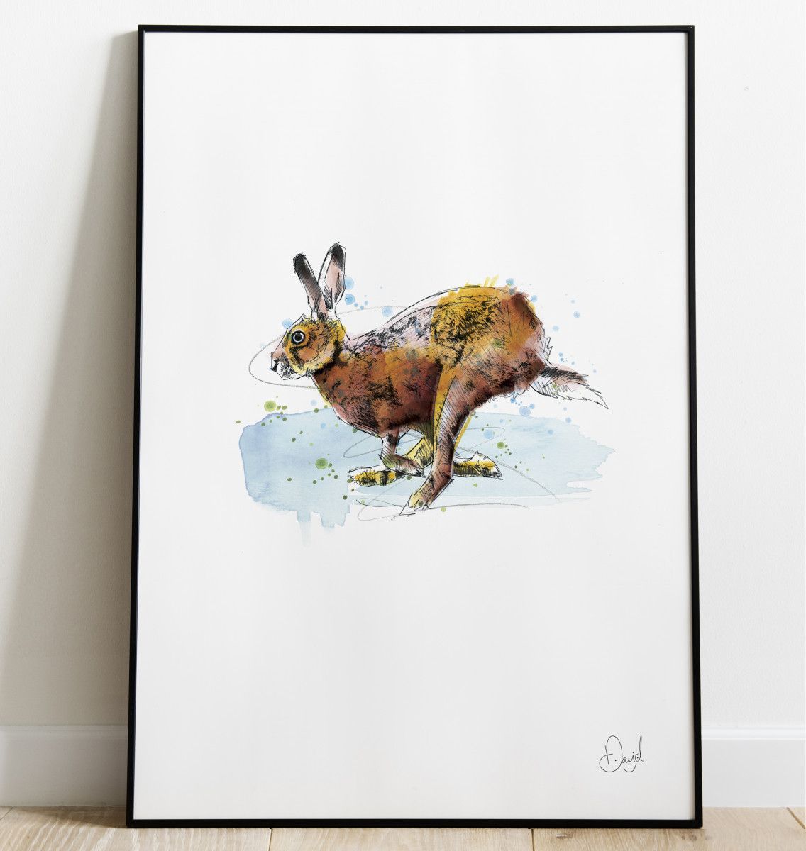 Hare today gone tomorrow - Hare art print