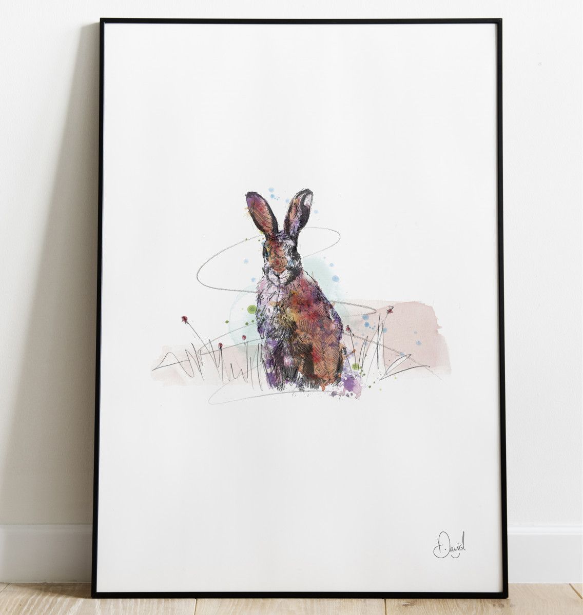 Good Hare Day - Hare art print