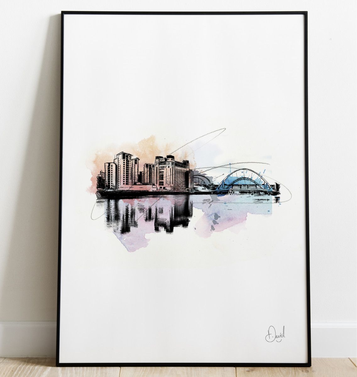Newcastle Gateshead – Quayside art print