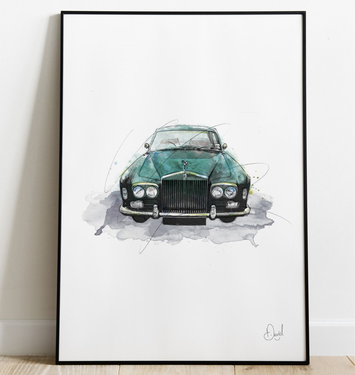 Rolls Royce Continental - Keep on rollin art print