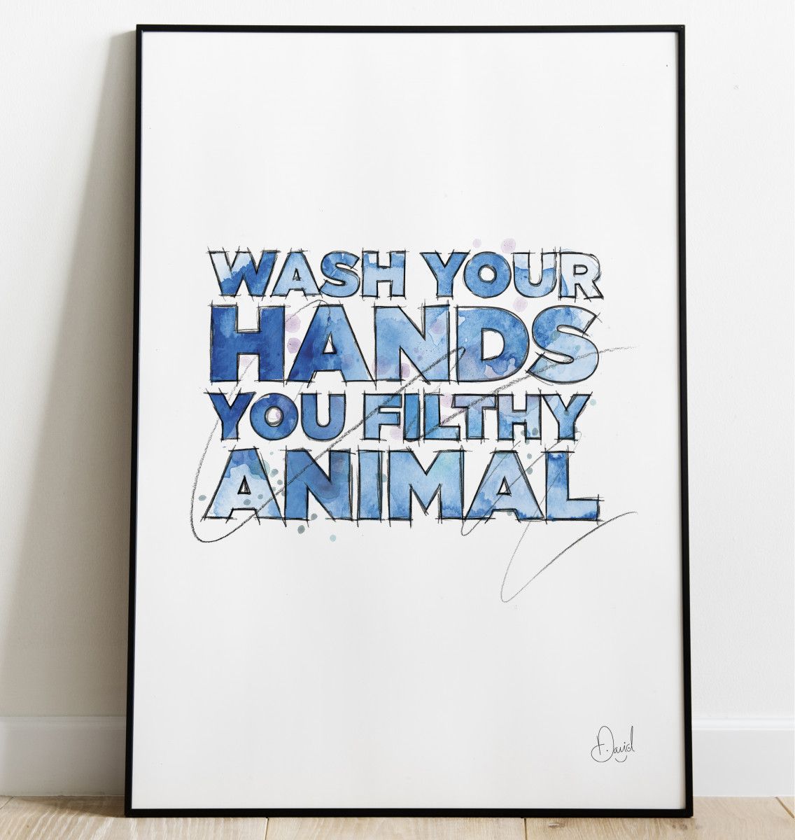 David Marston Art - Wash Your Hands