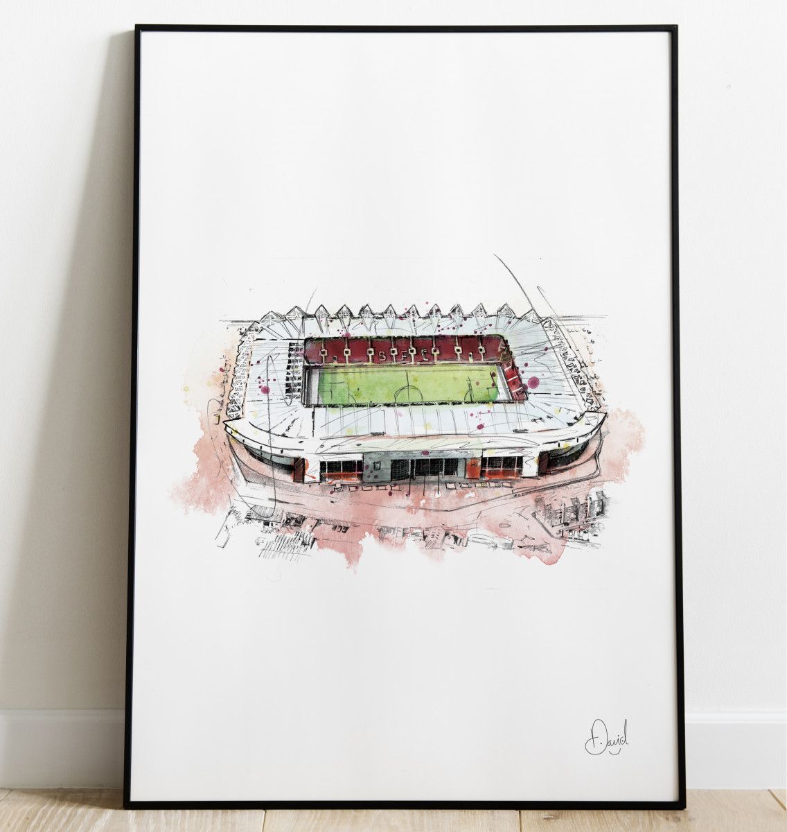 Southampton  - St Mary's Stadium art print
