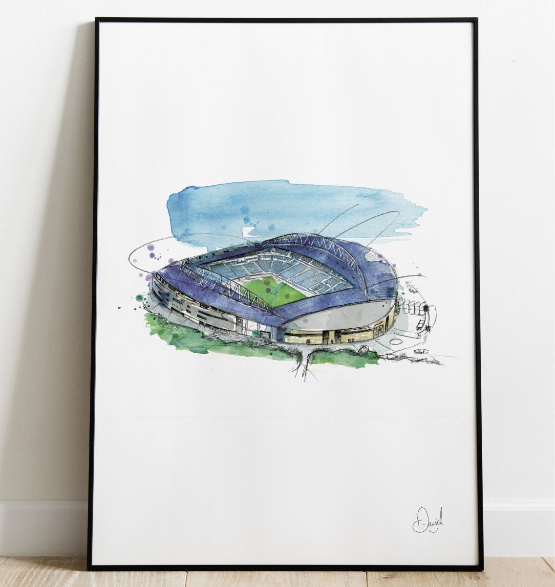 David Marston Art - Brighton - Amex Stadium
