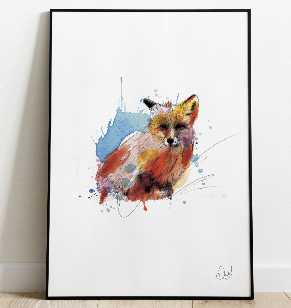 Out foxed - Fox art print