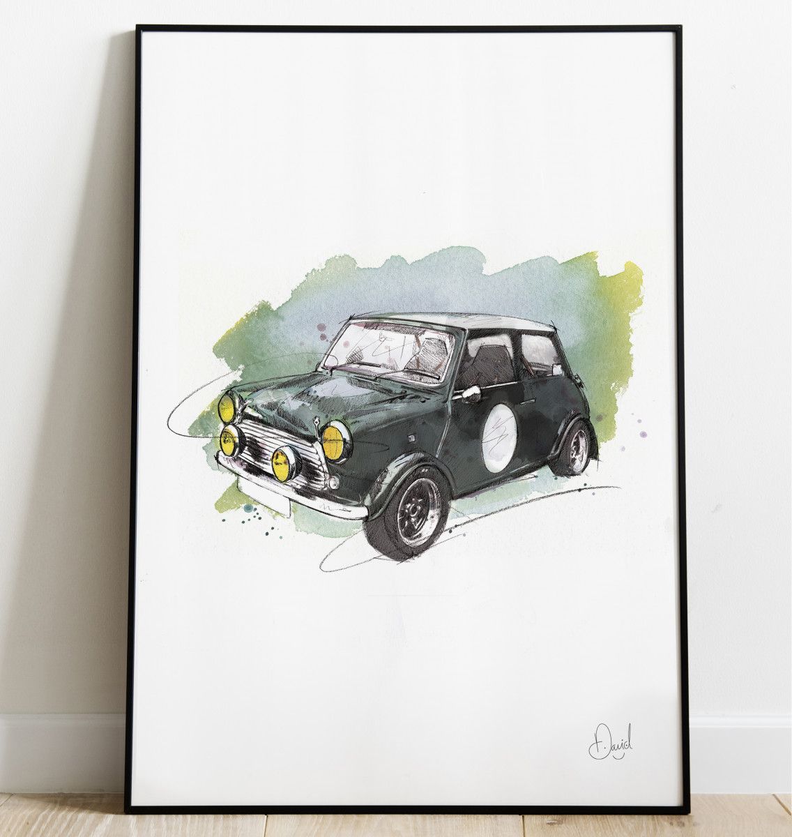 Classic Mini - A Mini adventure art print