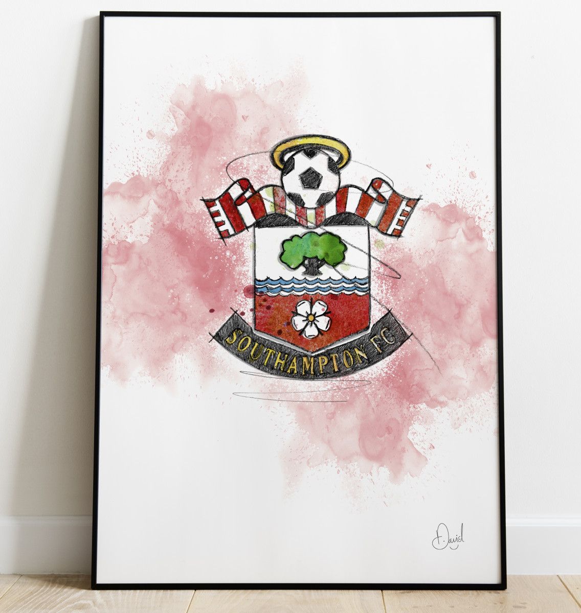 Southampton FC Badge art print