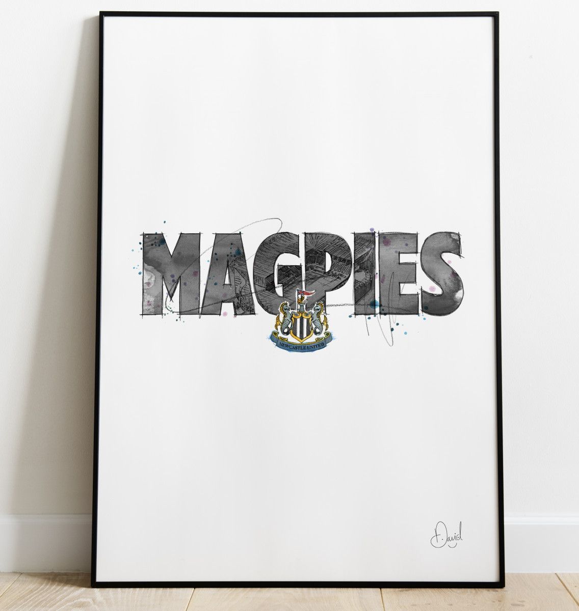 Newcastle United - Magpies art print