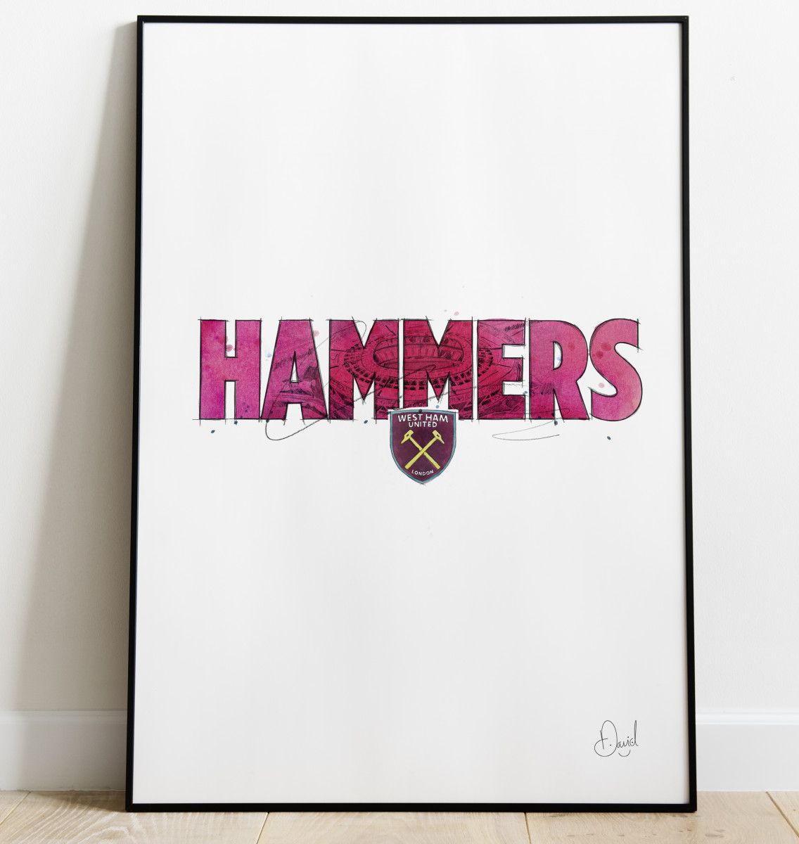 West Ham United - Hammers art print