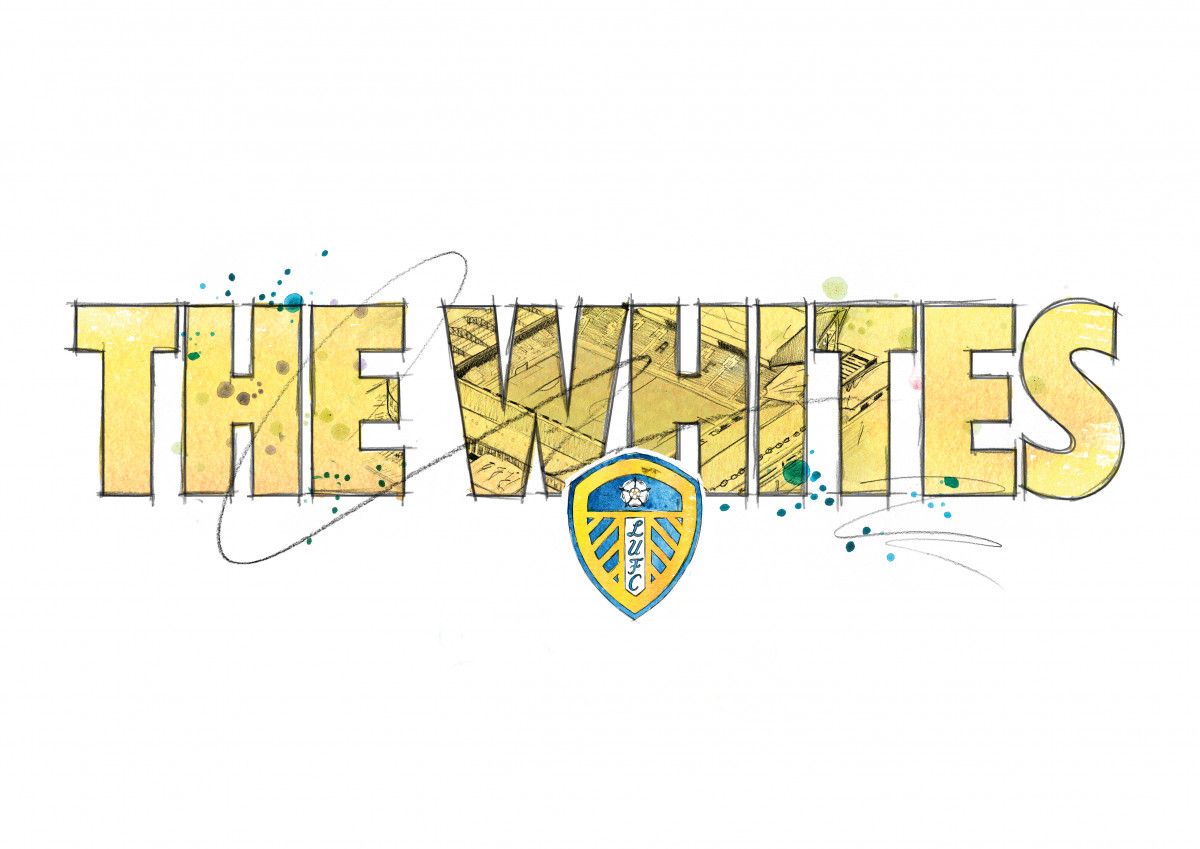 00308 Dm Leeds United The Whites Art