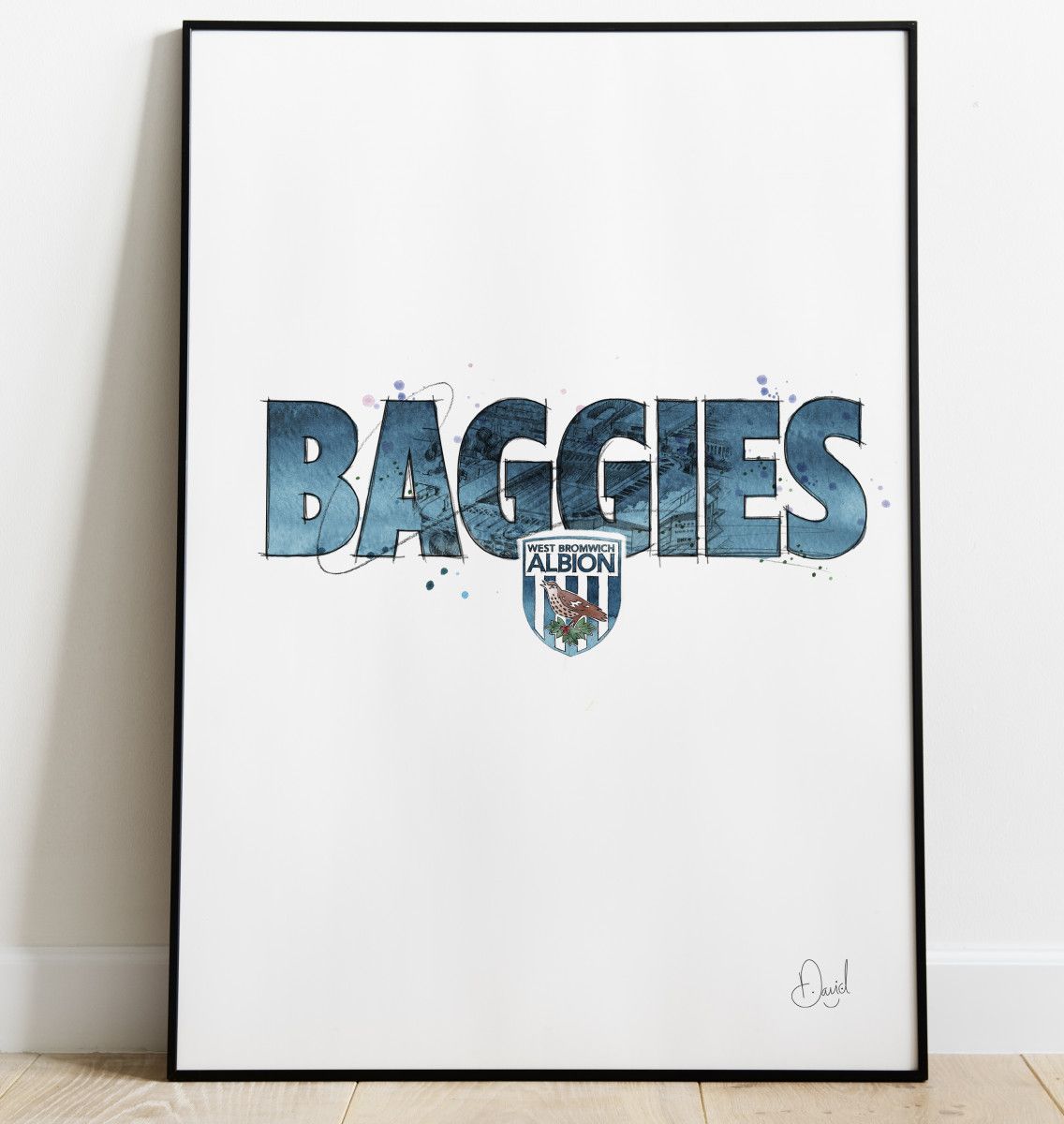 West Bromwich Albion - Baggies art print