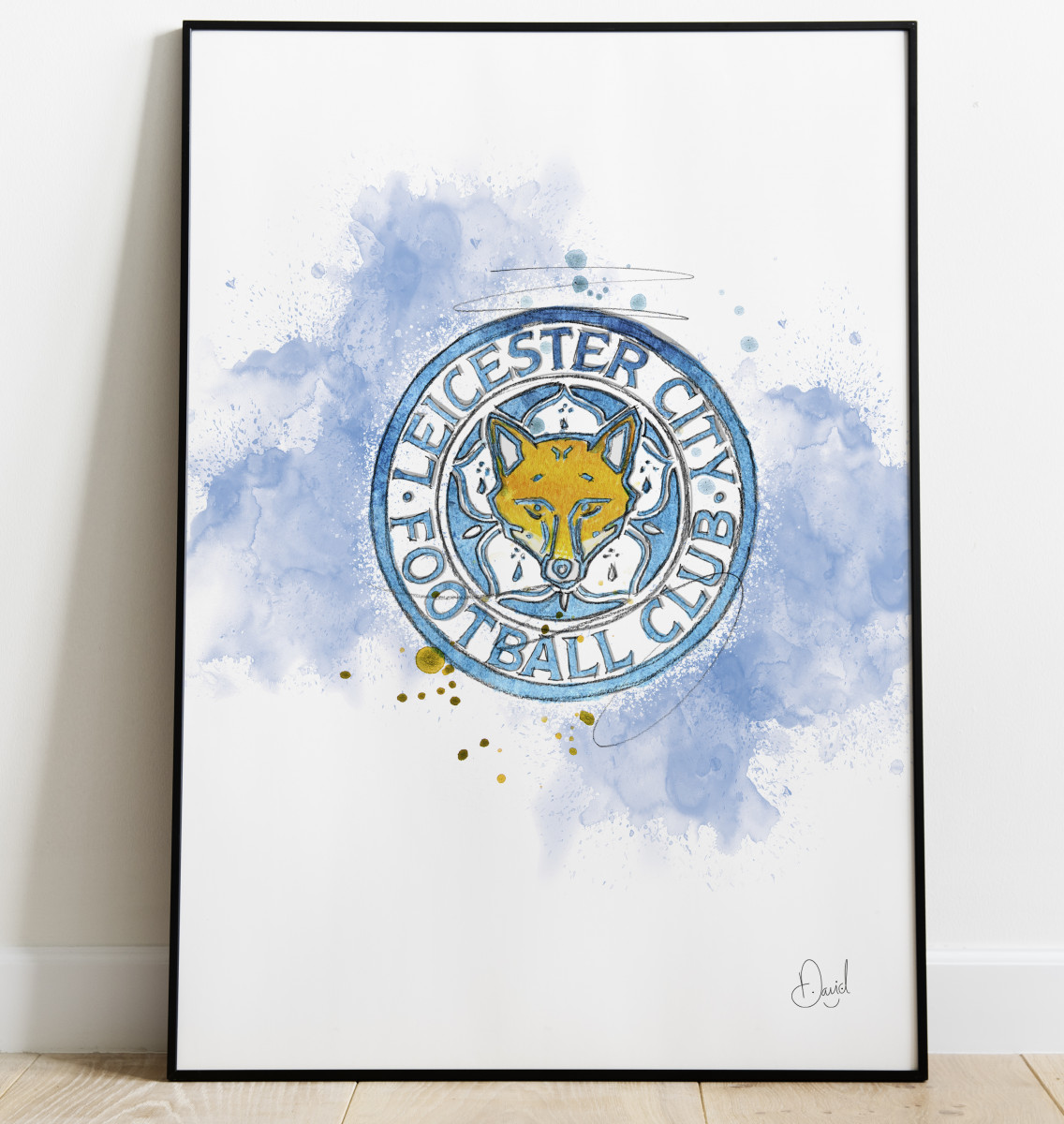Leicester City - Badge art print