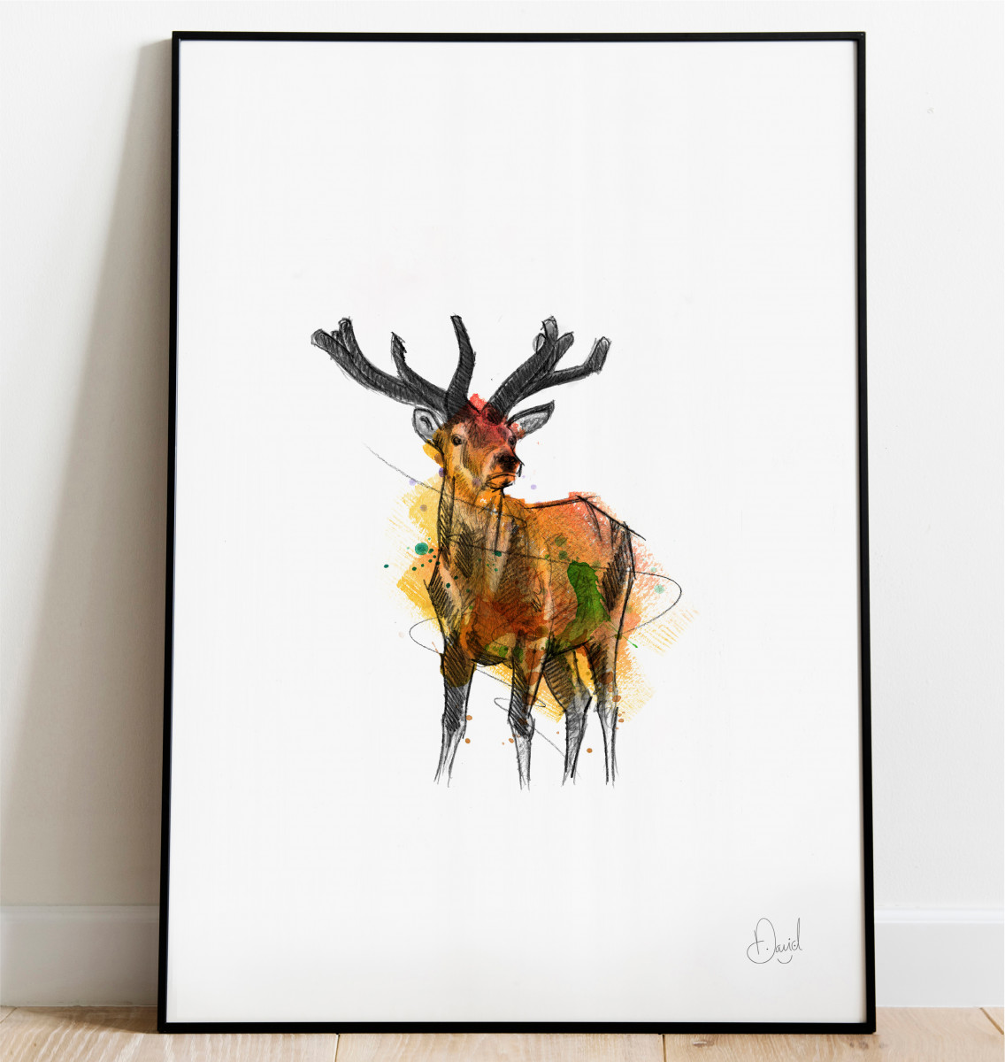 Nice to see you Deer, Deer art print