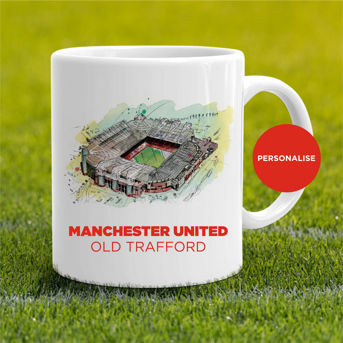 Manchester United - Old Trafford, personalised Mug