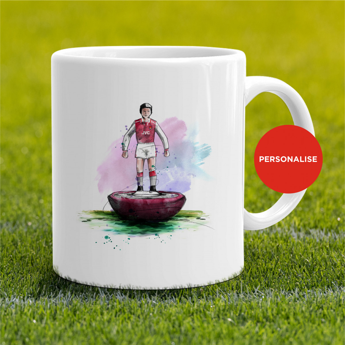 Arsenal - Subbuteo, personalised Mug