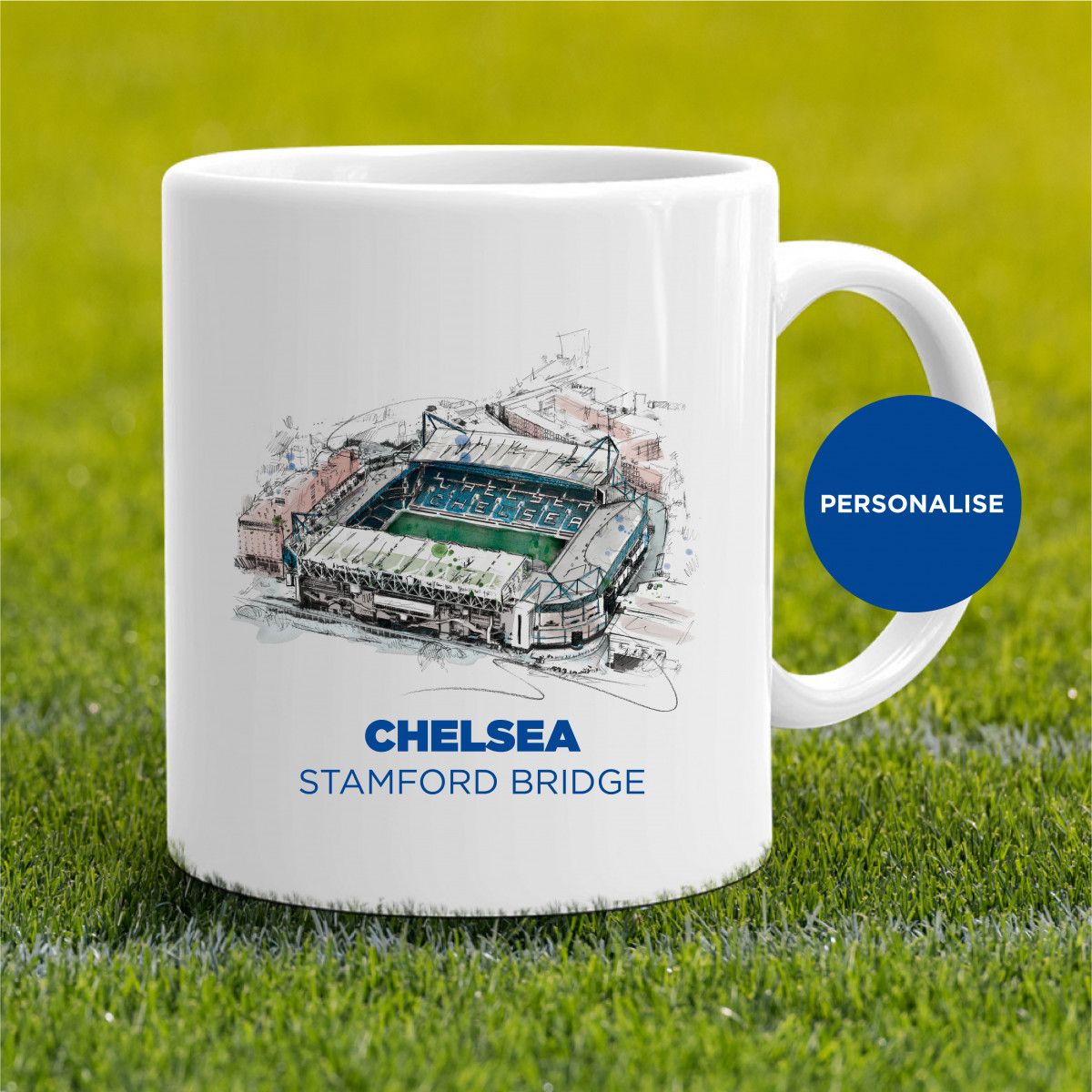 Chelsea - Stamford Bridge, personalised Mug