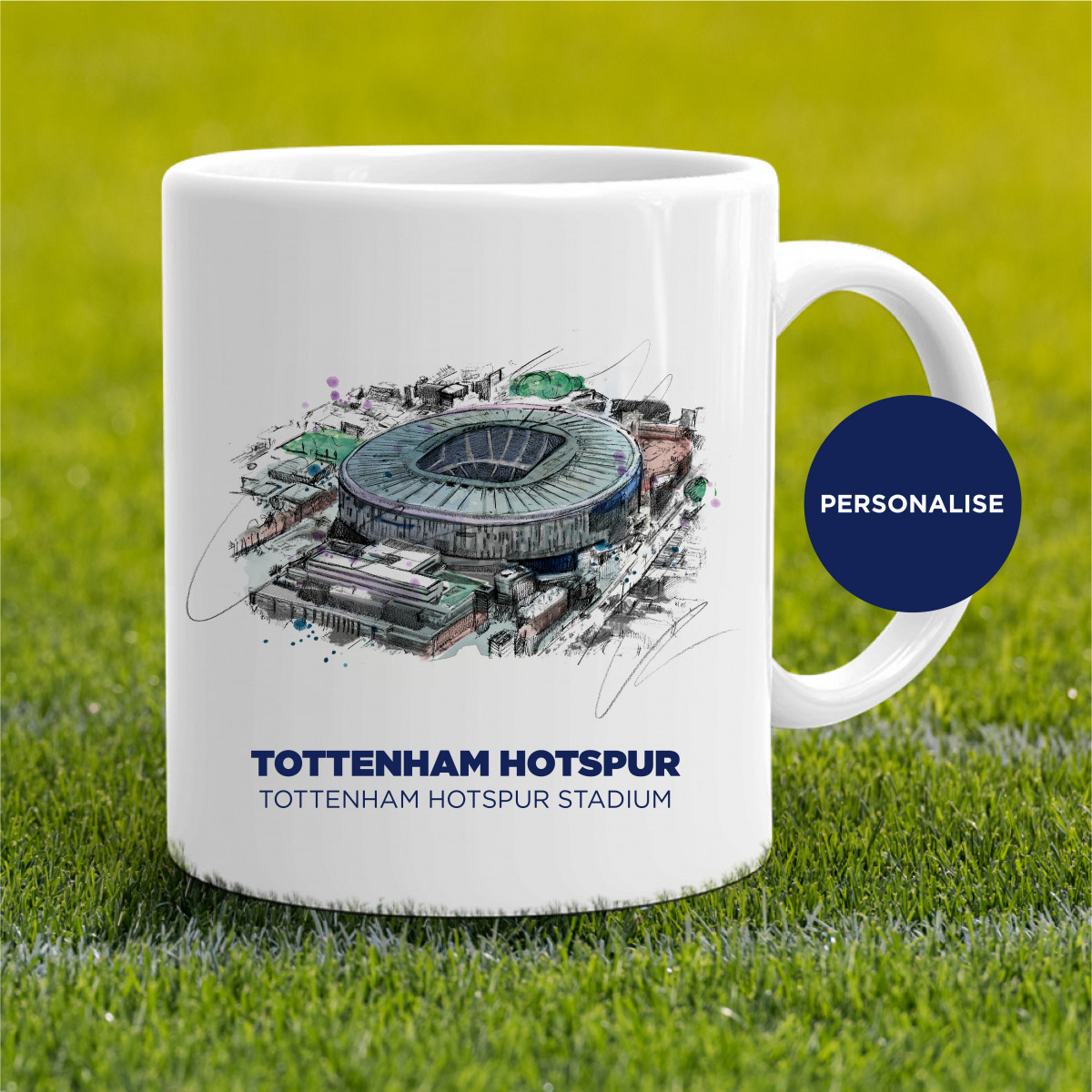 Tottenham Hotspur - Tottenham Hotspur Stadium, personalised Mug