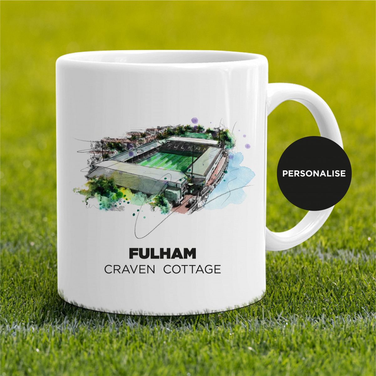 Fulham - Craven Cottage, personalised Mug