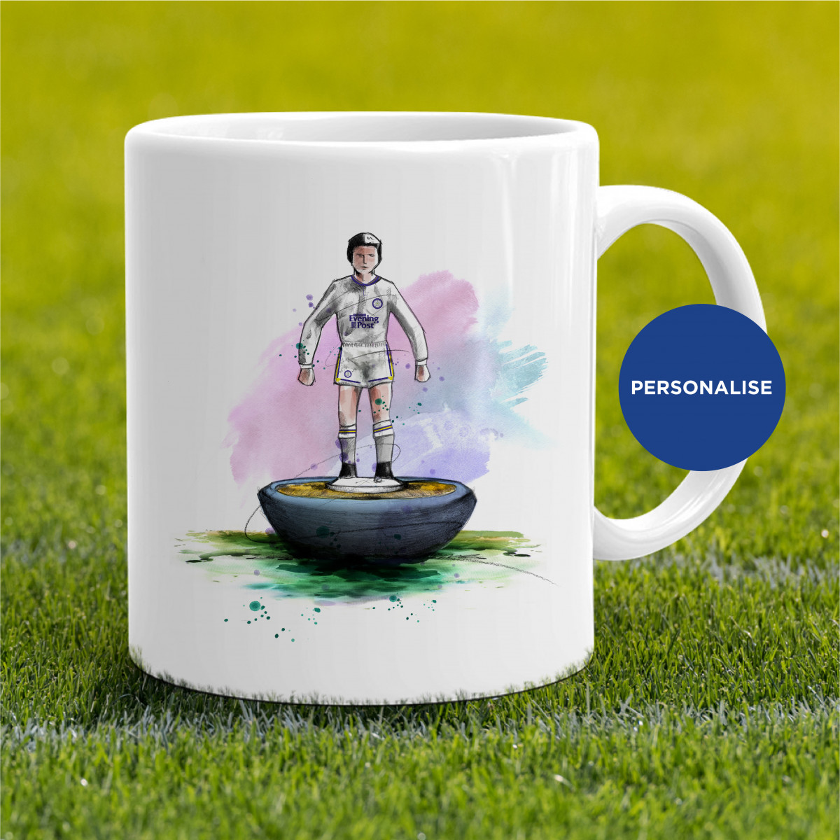Leeds United - Subbuteo, personalised Mug