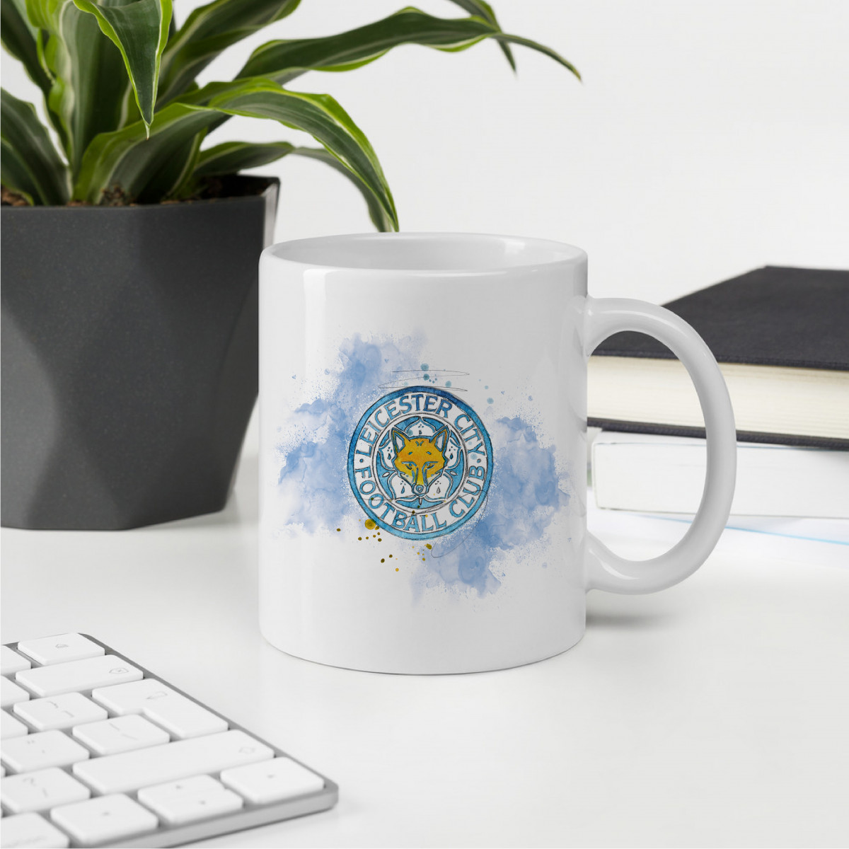 Leicester City - Retro Subbuteo, personalised Mug