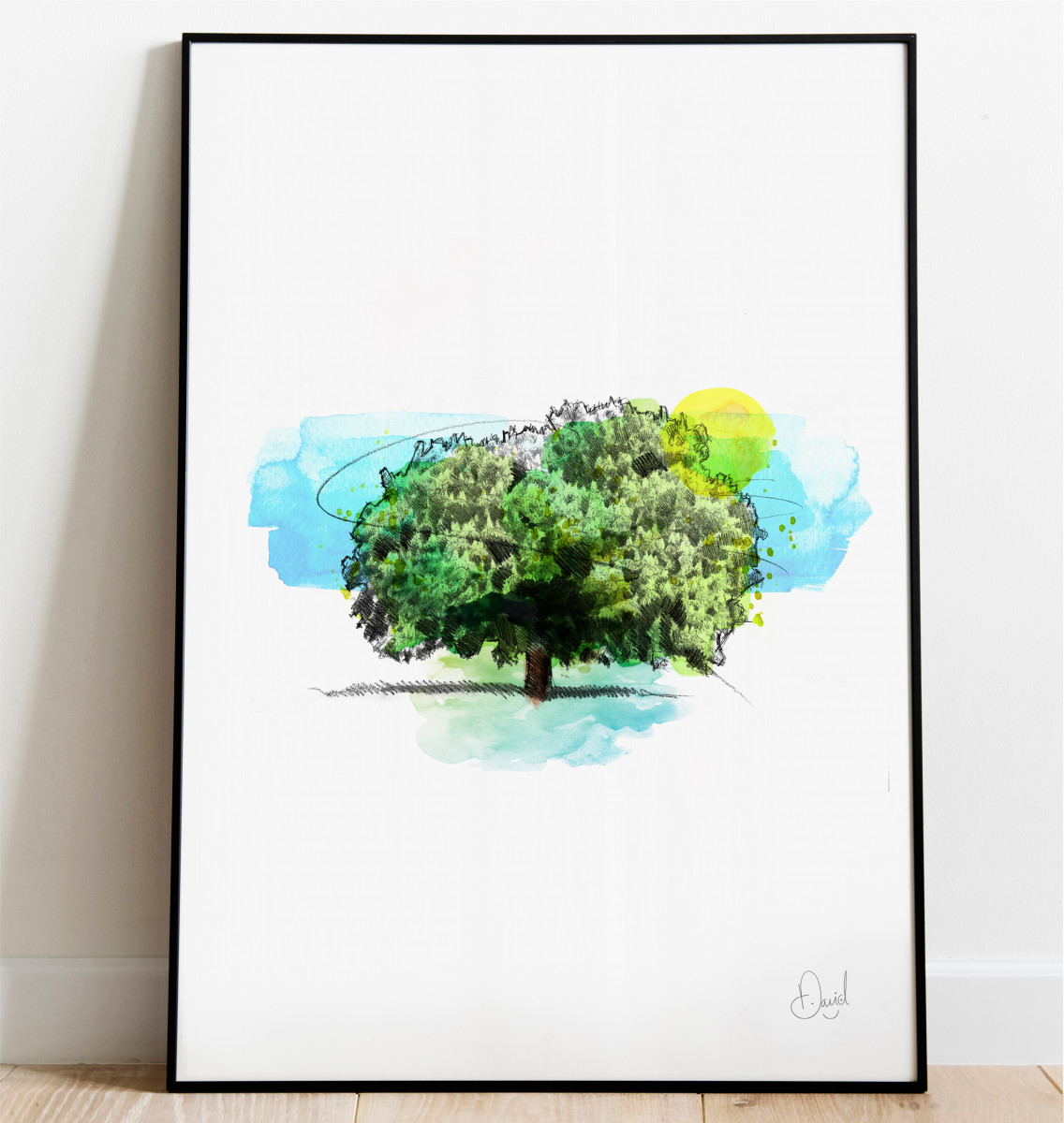 The American Dream Chestnut - Tree art print
